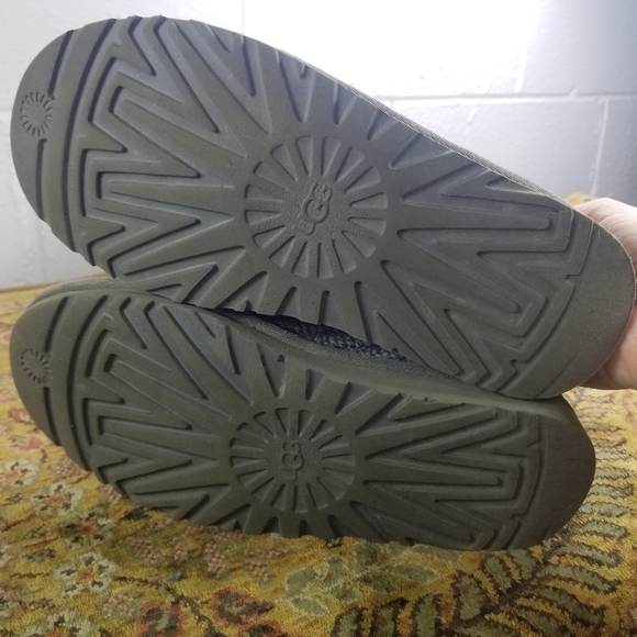 Ugg Classic Cardy 1016555 gray knit sweater boots - Picture 11 of 12